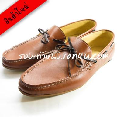 U702 รองเท้า Boatshoes สีน้ำตาล